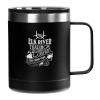 Black Aroma - 12 Oz. Stainless Steel Coffee Cup