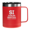 Red Aroma - 12 Oz. Stainless Steel Coffee Cup