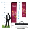 10' Rectangle Advertising Flag w/Double Sided Print (Kit 2)