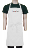 24 in. x 33 in.  Spun-Polyester Adjustable Bib Apron With Pockets (Embroidery Logo/Text)