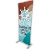 Tension/Tube Dye Sublimated Banner w/Stand (33