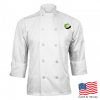 Classic Chef Coat with Long Sleeves (EMBROIDERED LOGO)