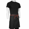 28 in. x 19 in. Denim Half Bistro Apron with Pockets (BLANK)