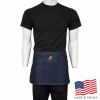 24 in. x 12 in. Denim Waist Apron with Pockets (Embroidery Logo)