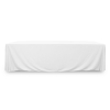 8' Standard PolyPoplin™ Blank Throw Style Table Cover (96