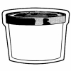 Magnet - Gallon Container Ice Cream - Full Color