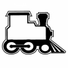 Magnet - Steam Engine Train - Full Color