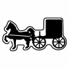 Magnet - Horse & Buggy - Full Color