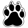 Paw Print Magnet - Full Color