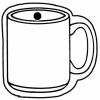 Mug Key Tag - Spot Color