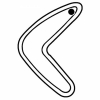 Boomerang Key Tag (Spot Color)
