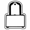 Lock 1 Key Tag - Spot Color