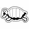 Turtle Key Tag (Spot Color)