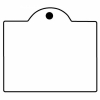 Rectangle w/Tab 1 Key Tag - Spot Color