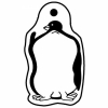Penguin Key Tag (Spot Color)
