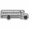 School Bus 10 Key Tag (Spot Color)