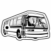 City Bus 2 Key Tag (Spot Color)