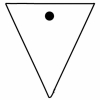 Triangle Key Tag - Spot Color