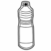 Bottle 5 w/Label Outline Key Tag (Spot Color)