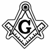Masonic Emblem Key Tag - Spot Color