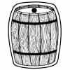 Barrel 2 Key Tag (Spot Color)