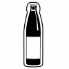 Bottle 6 w/Label Key Tag (Spot Color)