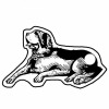 Dog Key Tag (Spot Color)