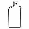 Oil Bottle Key Tag (Spot Color)