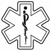 Medical Symbol Key Tag - Spot Color