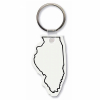 Illinois State Shape Key Tag (Spot Color)