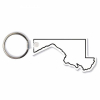 Maryland State Shape Key Tag (Spot Color)