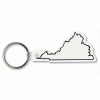 Virginia State Shape Key Tag (Spot Color)