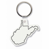 West Virginia State Shape Key Tag (Spot Color)