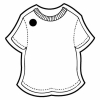 T-Shirt Key Tag - Spot Color