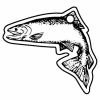 Fish 8 Key Tag (Spot Color)