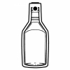 Bottle 11 w/Labeled Front Key Tag (Spot Color)
