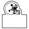 Helmet w/Sign Key Tag - Spot Color