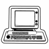 Computer Monitor & Keyboard Key Tag - Spot Color