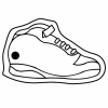 Shoe 3 Key Tag - Spot Color