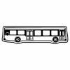 City Bus 3 Key Tag (Spot Color)