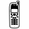 Cellular Phone 4 Key Tag - Spot Color
