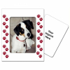 30 Mil Rectangle Center Paw Print Picture Frame Magnet - Full Color