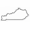 Kentucky State Shape Magnet - Full Color
