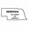 Nebraska State Shape Magnet - Full Color
