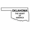 Oklahoma State Shape Magnet - Full Color