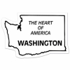 Washington State Shape Magnet - Full Color