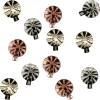 Diestruck Sandblasted Lapel Pins - Copper/Brass 1/2