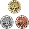 Stock Star Sports Medals - Music