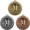 Stock Small Academic & Sports Laurel Medals - Cross Country