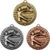 Stock Small Academic & Sports Laurel Medals - Women's Gymnastics